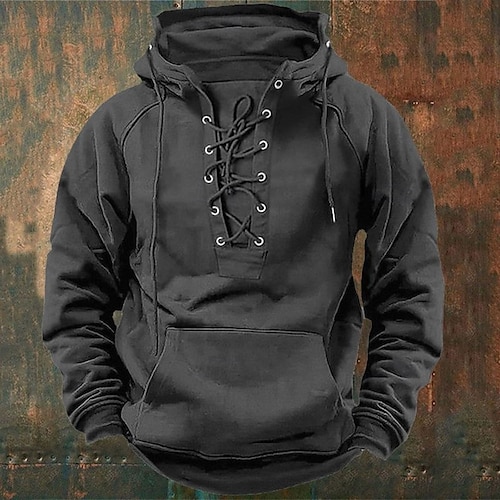 Miesten huppari kiristysnyörillä varustetut hupparit musta pinkki armeijan vihreä sininen khaki hupullinen yksivärinen etutasku urheilu ulko- päivittäin loma katutyyli perus rento syksy talvi vaatteet vaatteet hupparit collegepaidat  Miesten huppari kiristysnyörillä varustetut hupparit musta pinkki armeijan vihreä sininen khaki hupullinen yksivärinen etutasku urheilu ulko- päivittäin loma katutyyli perus rento syksy talvi vaatteet vaatteet hupparit collegepaidat