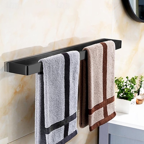  Towel Bar Towel Rack 304 Stainless Steel Wall Mounted Bathroom Hardware Towel Holder for Bath Towels, Rustproof Towel Rail for Kitchen, Shower, Hotel Use, Heavy Duty Polished Finish