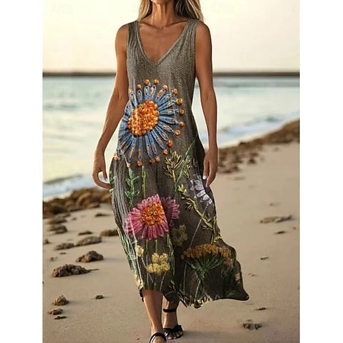 open lace back dress Purple Printed Aztec Maxi Dress