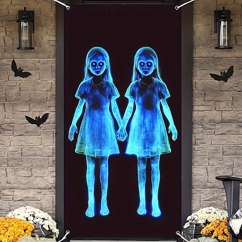  Halloween Kostra 森林 Fantazie Obývací pokoj Dekorace na zeď a dveře pozadí
