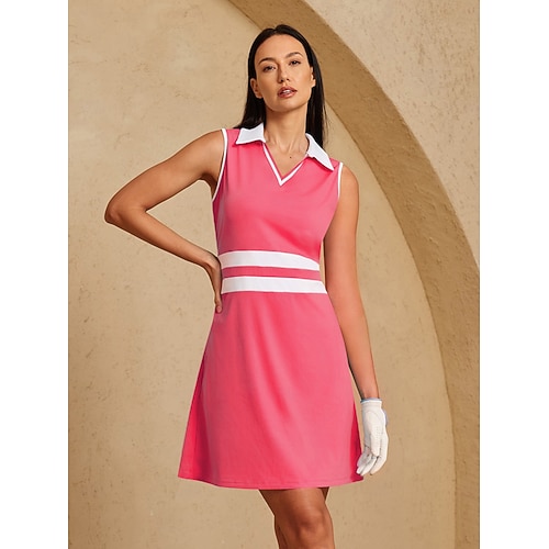 Women's Golf Dress Lake blue Black Navy Blue Sleeveless Dress Ladies Golf  Attire Clothes Outfits Wear Apparel 2026 - $94.99