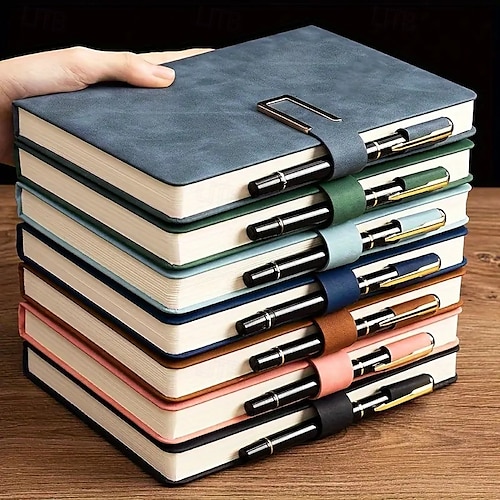 Notebook Business Office Pu Sheep Skin Notebook A5 Student Diary Skin Feeling Soft Leather Notebook
