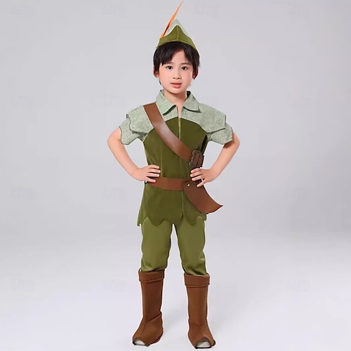 Carnival Costume Storybook Characters 2026 Outfits Costume Elf Fairy Tail  Peter Pan & Wendy Kid's Boys' Halloween Carnival Performance Educational Dress  Up School Event Dress Up Dress Up 2026 - $61.99