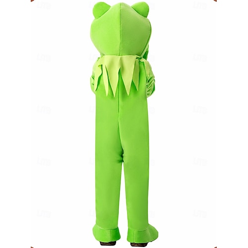 Febbabe Ekel-Kostüm Für Mädchen – Grünes Cartoon-Kleid, Langärmlig, Für Halloween & Cosplay