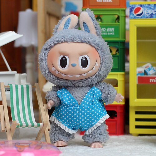 Vestiti Per Bambole Labubu Da 17 Cm - Set Abiti Per Peluche - Accessori Stilosi Per Bambole 17 Cm - 3