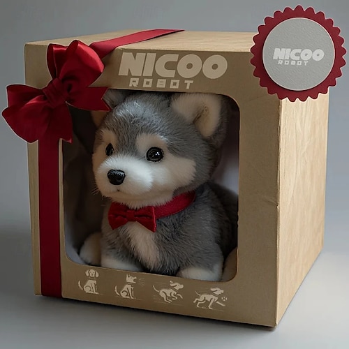 a toy dog that walks and barks Mechanical Walking Dog Toy  Interactive Brown Gadget for Kids  Flying  Tiger Copenhagen
