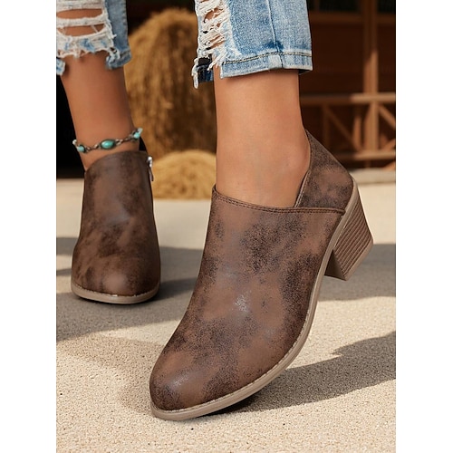 Botas Look Para Un Dia De Campo Botines De Piel Sintética Con