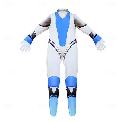 Futuristic Robot Astro Bot Costume Bodysuits STEM Day Cosplay for
