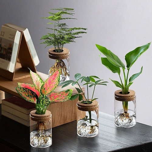 Bonsai Artificiale In Plastica Per Scrivania - Pianta Finta In Vaso, Decorazione Casa Ufficio, 27,9 Cm, Verde - 2