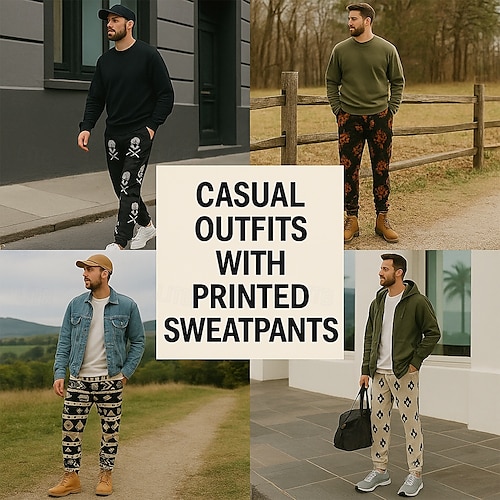  Christmas Men's Santa Claus funny christmas Sweatpants Joggers Trousers Mid Waist Drawstring Elastic Waist Casual Outdoor Holiday Athletic Sweatpants with Pockets Fall Winter 3D Print Blue Red Purple