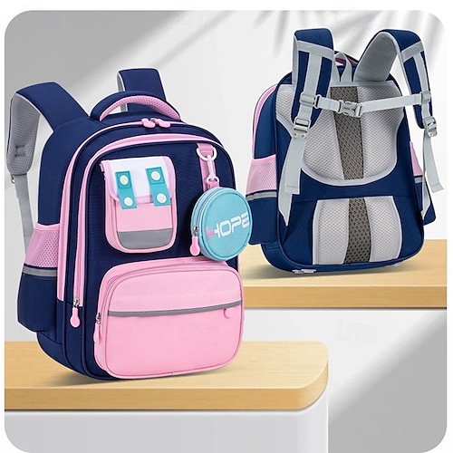 Zaino 3 Pezzi Per Bambine – Scuola Elementare – Zaino + Tote + Astuccio – Impermeabile, Capiente, Con Tasca Porta PC 15,6''