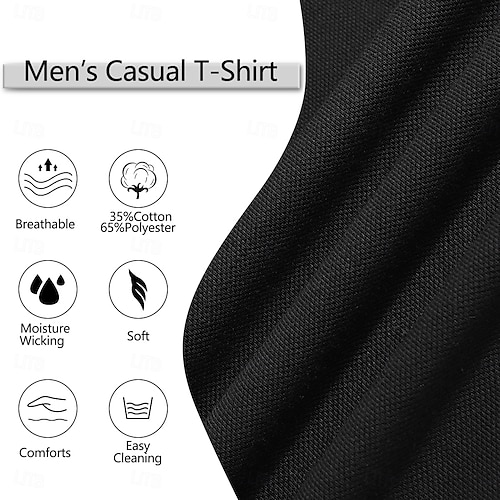  Homme Chemise Henley T-shirt Haut Henley Manche Courte Couleur Unie Uni Mode Designer Occasionnel Bloc de Couleur Boutons Henley Extérieur Occasionnel Quotidien Été Toutes saisons Noir Blanche bleu