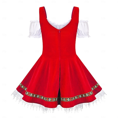  molett oktoberfest jelmez sör ruha dirndl trachtenkleider szobalány ruhák német müncheni wiesn női hagyományos stílusú szövet ing kötény