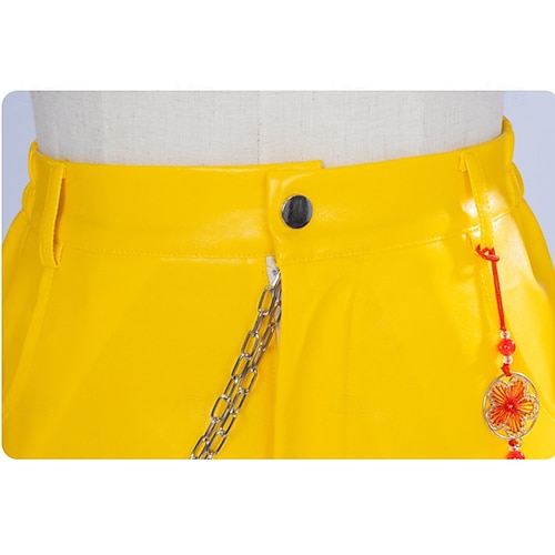  Koreansk idolinspirerad Popstjärna Kostym Vacker klänning Virtuell idol for Dam Vuxen Halloween Karnival Prestanda Comic Con Anime Expo