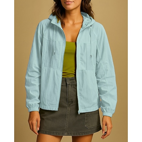 Dames Windjack Softshell jas Wandeljack Buiten Sneldrogend