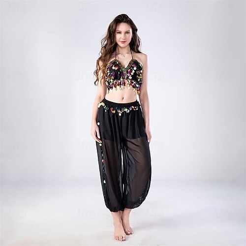 Dancewear Polyester Arabic Belly Dance Costumes For Ladies [916888