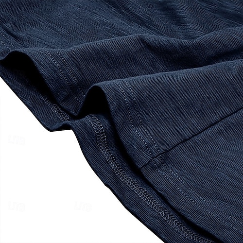  Men's Henley Shirt Tee Top Long Sleeve Shirt Long Sleeve Henley Summer Spring Solid Color Plain Fashion Daily Buttons Outdoor Casual Black White Rock Green Top Tee for Men