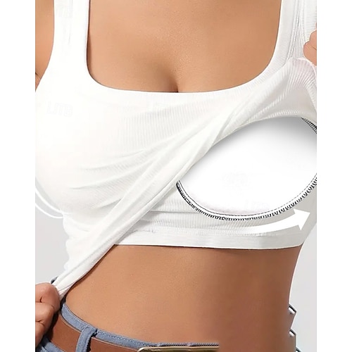  Femmes Jarretière Dos nuNightwearCoton Tenue quotidienne Sortir Week-end Couleur Unie Occasionnel Noir Blanche Rouge Vert Gris Été