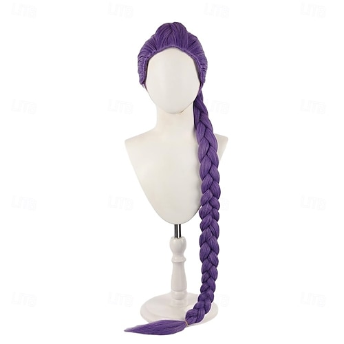 parrucca da cosplay ispirata a un idolo coreano, parrucca da pop star, parrucche anime, accessorio per capelli lunghi e lisci per donne e ragazze