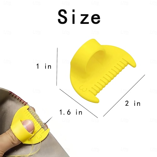  4/8 pezzi di strumento per cucire bordi e per la chiusura a scatto per principianti e anziani, strumento di assistenza per il cucito fai da te, accessorio per modelli di cucito domestico per tessuti,