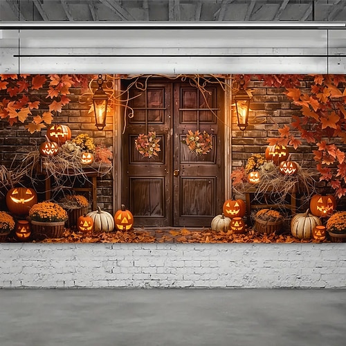 Aazon.co: 13X6ft Halloween Decorations Garage Door Banner Cover Backdrop Wall Background Aazon.co: 13X6ft Halloween Decorations Garage Door Banner Cover Backdrop Wall Background