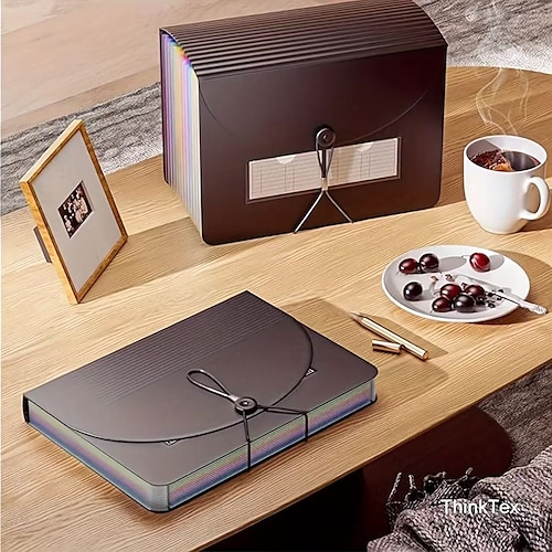  Organizzatore di file, cartella portadocumenti espandibile a 25 tasche, portadocumenti in plastica per A4 &formato lettera, ricevute e organizzatore di documenti per ufficio, scuola, casa