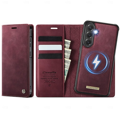 Handy Hlle Handyhllen Fr Samsung Galaxy S22 S21 Ultra Plus S20  Flip-Cover Abnehmbar Magnetisch Untersttzt kabelloses Laden TPU PU-Leder  2026 - 22.99