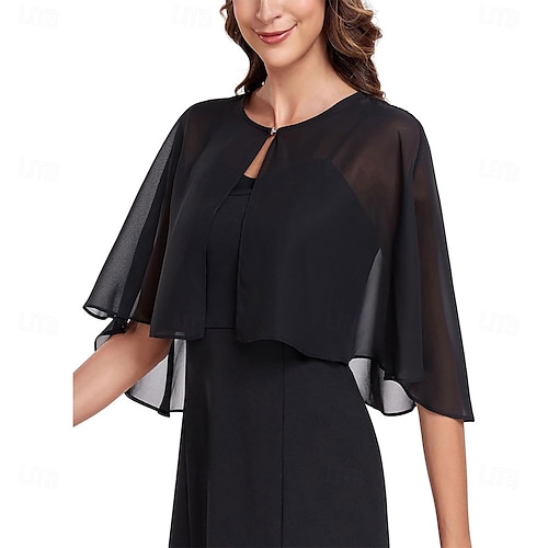 Chales y chales para vestido de noche, chales de gasa, boleros de boda, capa de dama de honor para invitadas, bufandas para mujer