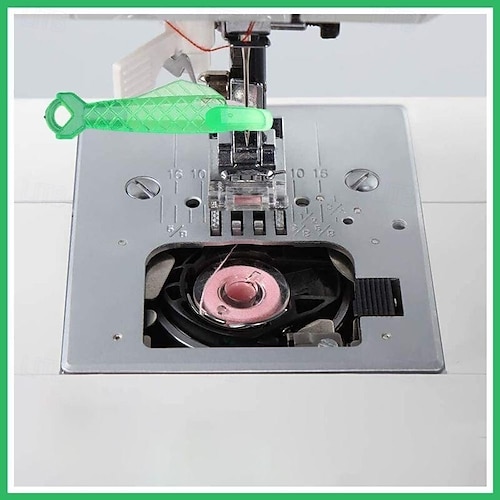  Infila ago automatico a bocca di pesce da 100 pezzi, mini strumento per infilare la macchina da cucire, infila ago facile per un rapido inserimento dell'ago, piccolo kit di accessori per cucire fai da