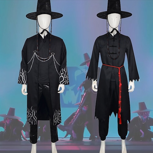  Inspirováno korejskými idoly Popová hvězda Kostým Hanbok Krásné šaty Korejský tradiční Virtuální idol Filmové kostýmy for Pánské Chlapecké Dětské Dospělé předvečer Všech svatých Karneval Výkon Comic