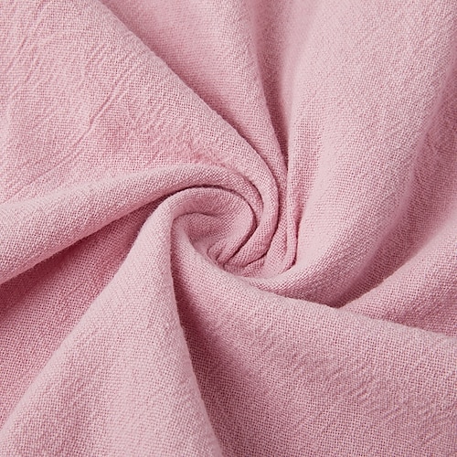  Herren Leinenhemd Freizeithemd Strandhemd Knopfhemd Hemden zum Herausstecken Einfach Urlaub Kreuzfahrt Schwarz Weiß Rosa Marineblau Langarm Revers Frühling & Sommer Bekleidung Basic