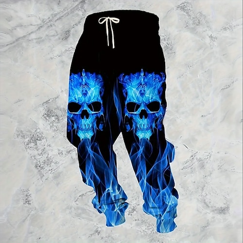 Pantalons de survêtement Costume Crâne pour hommes Joggers Pantalons Taille mi-haute Tirage élastique Décontracté Jogging Vêtements de rue Entraînement Pantalons de sudation avec poches Printemps Pantalons de survêtement Costume Crâne pour hommes Joggers Pantalons Taille mi-haute Tirage élastique Décontracté Jogging Vêtements de rue Entraînement Pantalons de sudation avec poches Printemps