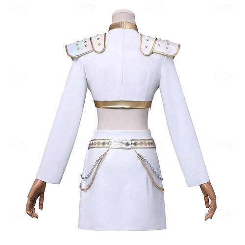  Cacciatori di demoni KPop Idolo Zoey Cacciatori di demoni Costume Costume originale Idolo virtuale Cosplay di film for Per donna Adulti Halloween Carnevale Performance Con il fumetto Anime Expo