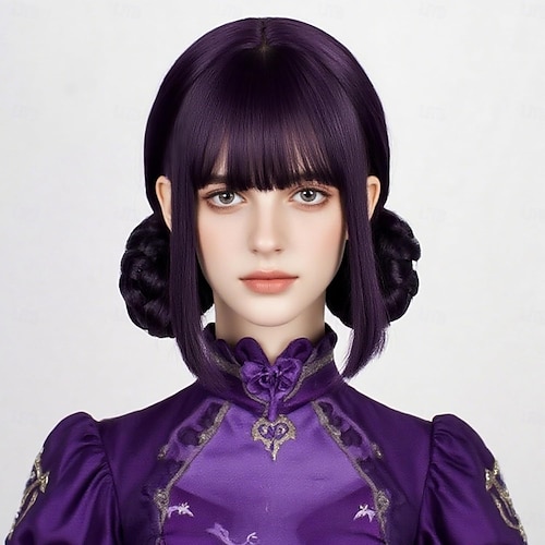  Rumi Cosplay Perücke Anime Zoey Mira Kostüm Perücken lange glatte Haare für Frauen Halloween Zubehör Requisiten