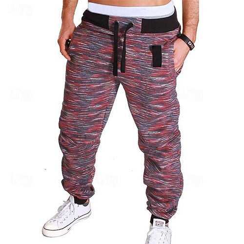 Übergroße Jogger-Jogging hose für Herren Atmungsaktive Slim Fit-Pyjama hose mit