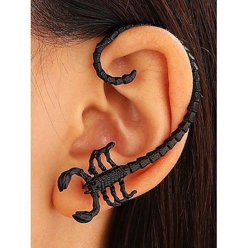  Halloween-oorbellen in de vorm van een schorpioen voor dames, in punkrockstijl, ideaal voor feestkostuums en edgy looks