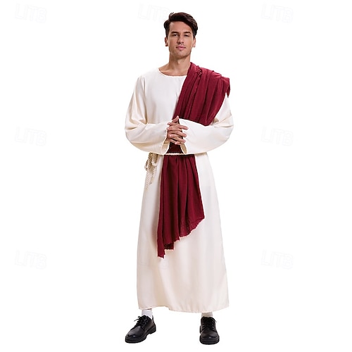 Jesus Christmas Performance Fancy Costume Cosplay Costume Adults' Men's  Christmas Carnival Party Halloween Dress Up 2026 - $69.99