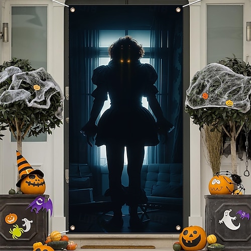  Halloween Kostra 森林 Fantazie Obývací pokoj Dekorace na zeď a dveře pozadí