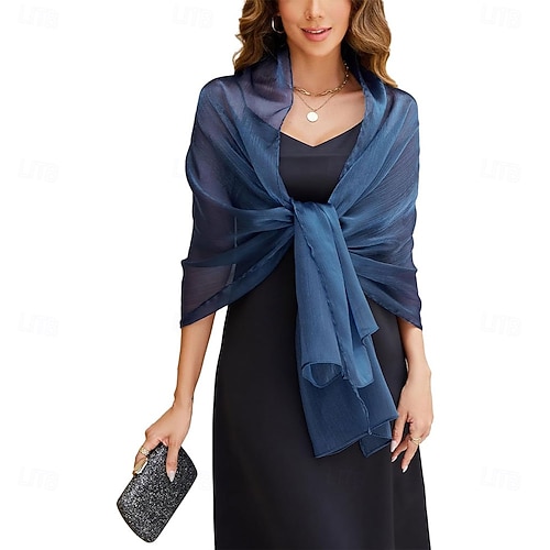 Lightinthebox Shawls and Wraps for Evening Dresses Women Soft Shimmer Scarf Wedding Guest Shawl Wrap Shawls and Wraps for Evening Dresses Women Soft Shimmer Scarf Wedding Guest Shawl  Wrap 2025 - $14.99
