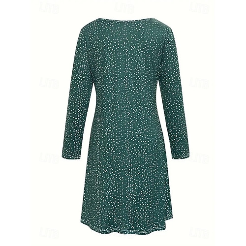  Pentru femei Rochie Mini Rochii Tricou Rochie de Vară Rochie A line Casual Boho Zilnic Concediu Dată Fit regulat Floral Grafic Manșon Lung Stil Nautic Verde Deschis Roz Îmbujorat Roșu Vin Roșu-aprins