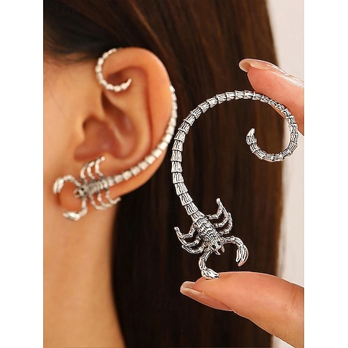  Halloween-oorbellen in de vorm van een schorpioen voor dames, in punkrockstijl, ideaal voor feestkostuums en edgy looks