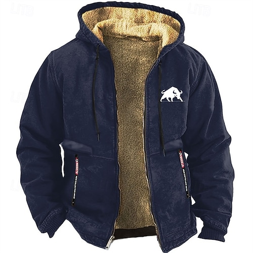 HUIopq Leuke Koe Print Mannen Hoodie Trui Voor Winter