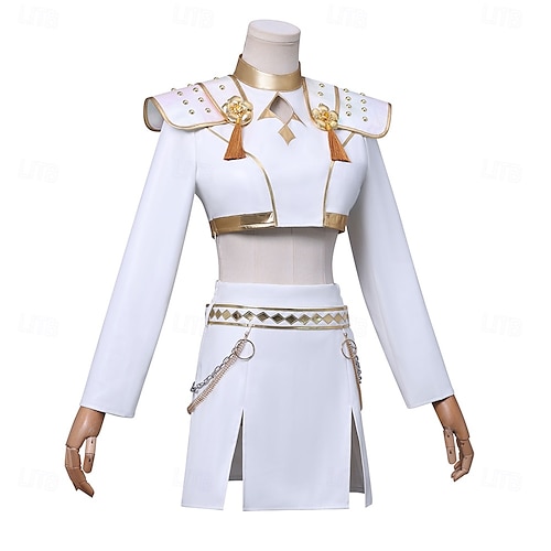  Cacciatori di demoni KPop Idolo Zoey Cacciatori di demoni Costume Costume originale Idolo virtuale Cosplay di film for Per donna Adulti Halloween Carnevale Performance Con il fumetto Anime Expo