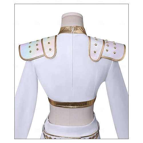  Cacciatori di demoni KPop Idolo Zoey Cacciatori di demoni Costume Costume originale Idolo virtuale Cosplay di film for Per donna Adulti Halloween Carnevale Performance Con il fumetto Anime Expo
