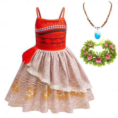Book Week 2026 Moana Princess Moana Dress Necklace Costume Halloween Dress Cosplay Costume Movie TV Theme Costumes Movie Cosplay for Girls' Kid's Carnival Children's Day World Party Birthday Beach 2026 - $35.99 Book Week 2026 Moana Princess Moana Dress Necklace Costume Halloween Dress Cosplay Costume Movie TV Theme Costumes Movie Cosplay for Girls' Kid's Carnival Children's Day World Party Birthday Beach 2026 - $35.99