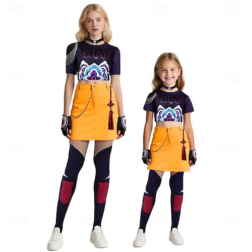  Koreaans idool geïnspireerd Popster Cosplay kostuum Groepskostuum Feestkleding Film cosplay for Dames Voor meisjes Kinderen Volwassenen Halloween Carnaval Prestatie Strip Con Anime Expo