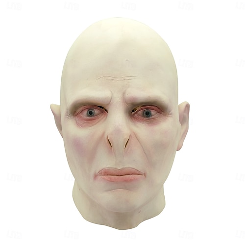 Lord Voldemort Víspera de Todos los Santos Máscara Accesorios de Halloween Gracioso Disfraz de miedo Adulto Hombre Mujer Víspera de Todos los Santos Carnaval Disfraces fáciles de Halloween Disfrazarse