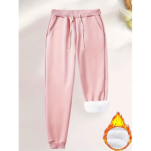  Mulheres Calças Esportivas Calças de lã Calças de penas Férias Vintage Estilo Étnico Comprimento total Cintura Alta Gráfico Tecido Com Cordão Micro-Elástica Ao ar livre Casa Diário Rosa escuro Preto