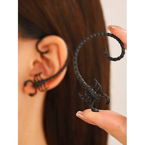  Halloween-oorbellen in de vorm van een schorpioen voor dames, in punkrockstijl, ideaal voor feestkostuums en edgy looks