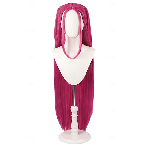  Rumi Cosplay Perücke Anime Zoey Mira Kostüm Perücken lange glatte Haare für Frauen Halloween Zubehör Requisiten